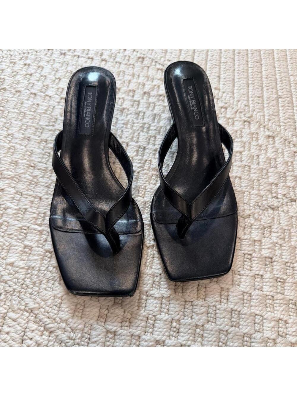 Tony Bianco Topaz Black Como Heel - Picture 4 of 9